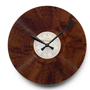 Acrylic Wall Clock - Taylor Swift "Midnights" Vinyl Record Design (MAHOGANY)